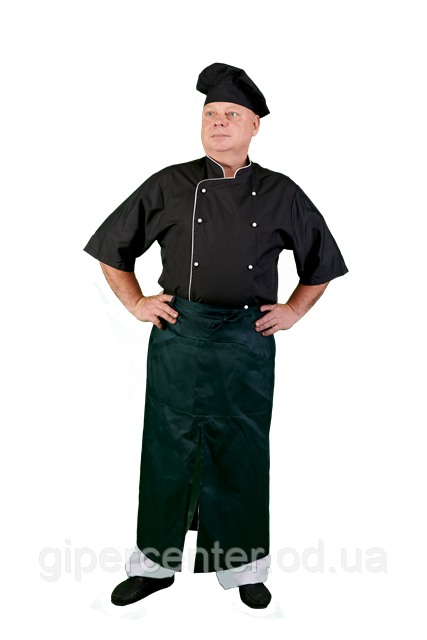 Фартух офіціанта зелений