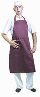 Фартух із нагрудником бордо