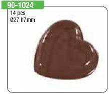 Форма для шоколаду "сердечка"