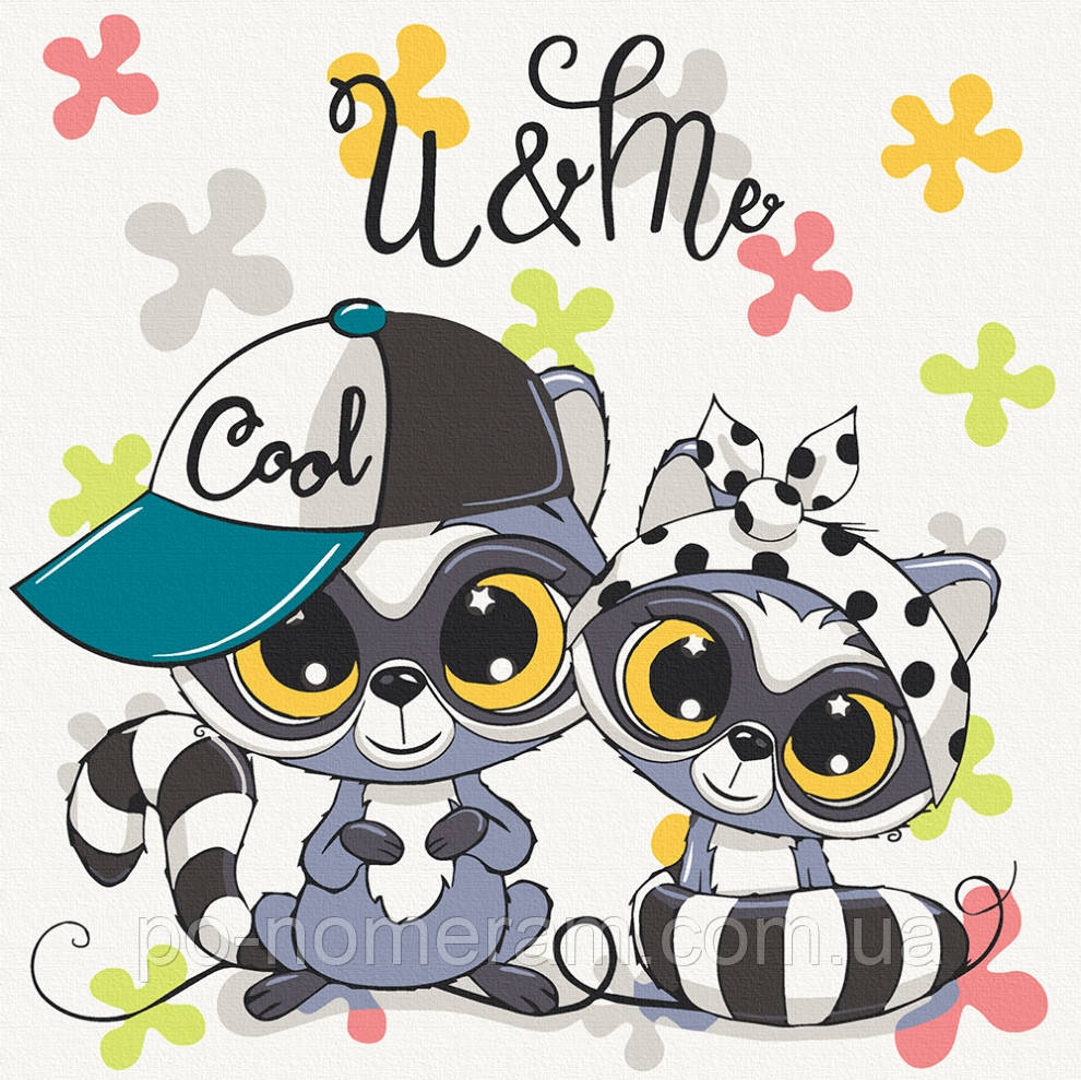 Акційна Полотно для малювання ArtCraft Круті єноти (ACR-15535-AC) 30 х 30 см, фото 1