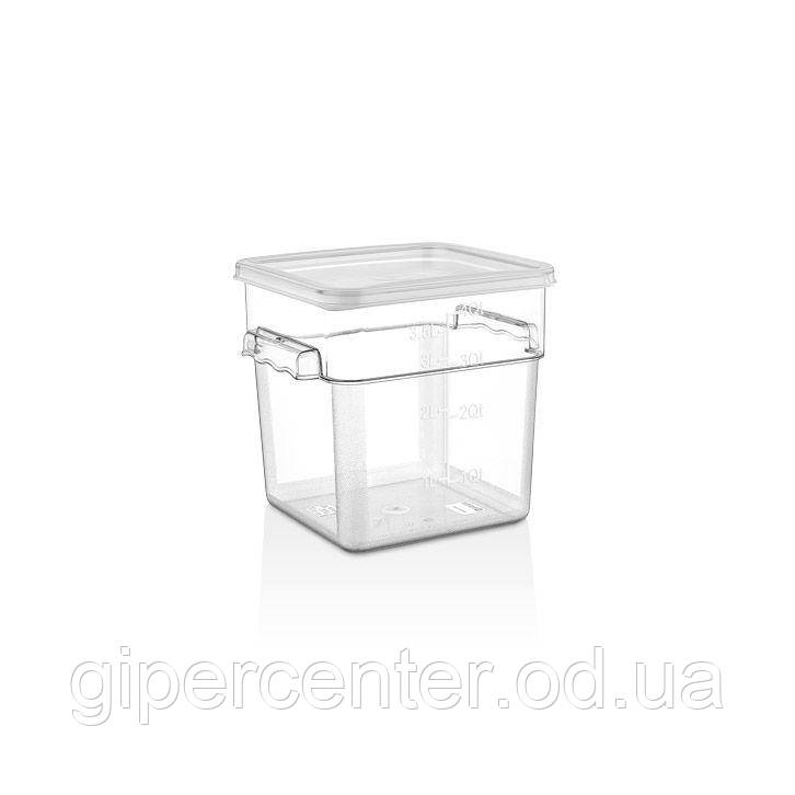 Контейнер квадратний, 3.8 л