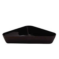 Блюдо пластикове трикутне