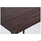 Обідній стіл AMF Smith 120х80 см чорний, фото 4