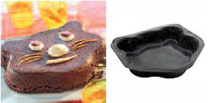 Форма для випічки силіконова "мордочка ведмедики"