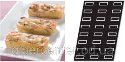 Форма для випічки силіконова "прямокутні тістечка"