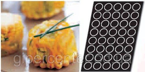 Форма для випічки силіконова "кружечки"