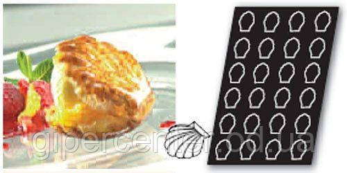 Форма для випічки силіконова "мушля"