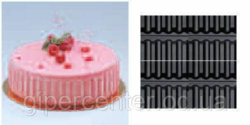 Форма для випічки силіконова рельєфний малюнок "Stright Flutes"