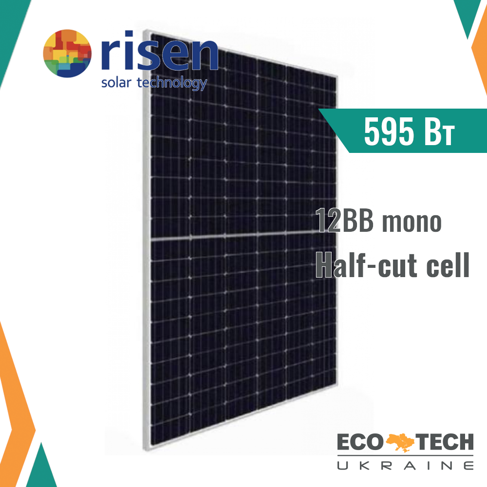 Сонячна панель Risen RSM120-8-595M 595 Вт