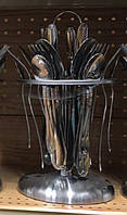 Набор столовый "Гладь" AYD на вращающейся подставке (25 предмета), арт ВВ300720001