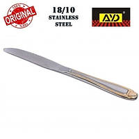 Нож столовый "Капля супер" AYD (полированная нержавеющая сталь 18/10, 6 шт. в упаковке), арт. ВВ291804001