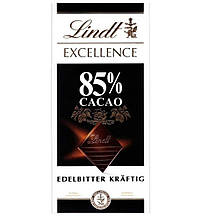 Шоколад Чорний Гіркий Ліндт Экселенс 85 % Lindt Excellence Edelbitter Kraftig 100 г Швейцарія