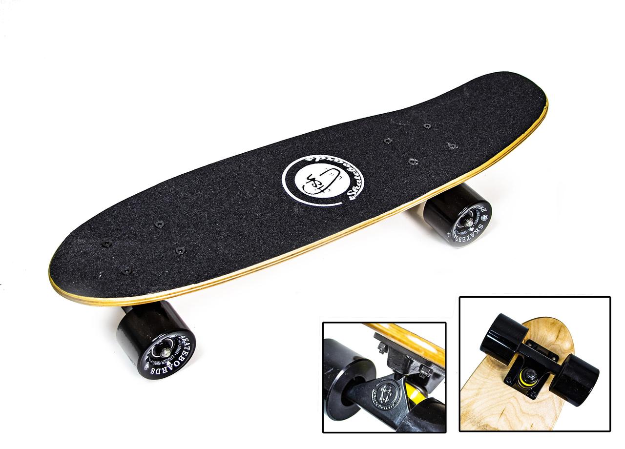 Пенні борд FISH дерев'яний Матові колеса (1848681795) | Penny Board, фото 1