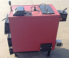 Котел твердопаливний, 20 кВт з електронікою та вентилятором (обогрівання 200 м2)