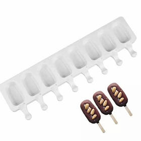 Силіконова форма "Ескімо міні" (комірка 7х4 см) для морозива арт. ВВ890-3141165001
