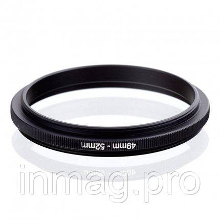 Реверсивне кільце для двох об'єктивів Alitek M-M, 49-52 мм, фото 1