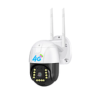 Поворотная уличная камера IP камера 4G WiFi Verto VRT-C28 UHD 5MP Outdoor WiFi PT оптика Sony (c СИМКОЙ)