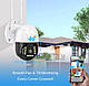 Поворотна вулична камера IP камера 4G WiFi Verto VRT-C28 UHD 5MP Outdoor WiFi PT оптика Sony (c СІМКОЮ), фото 2