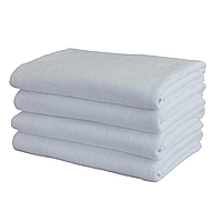 Полотенце махровое белое Турция Hotel professional 100*180 (20/2) 450 г/м²