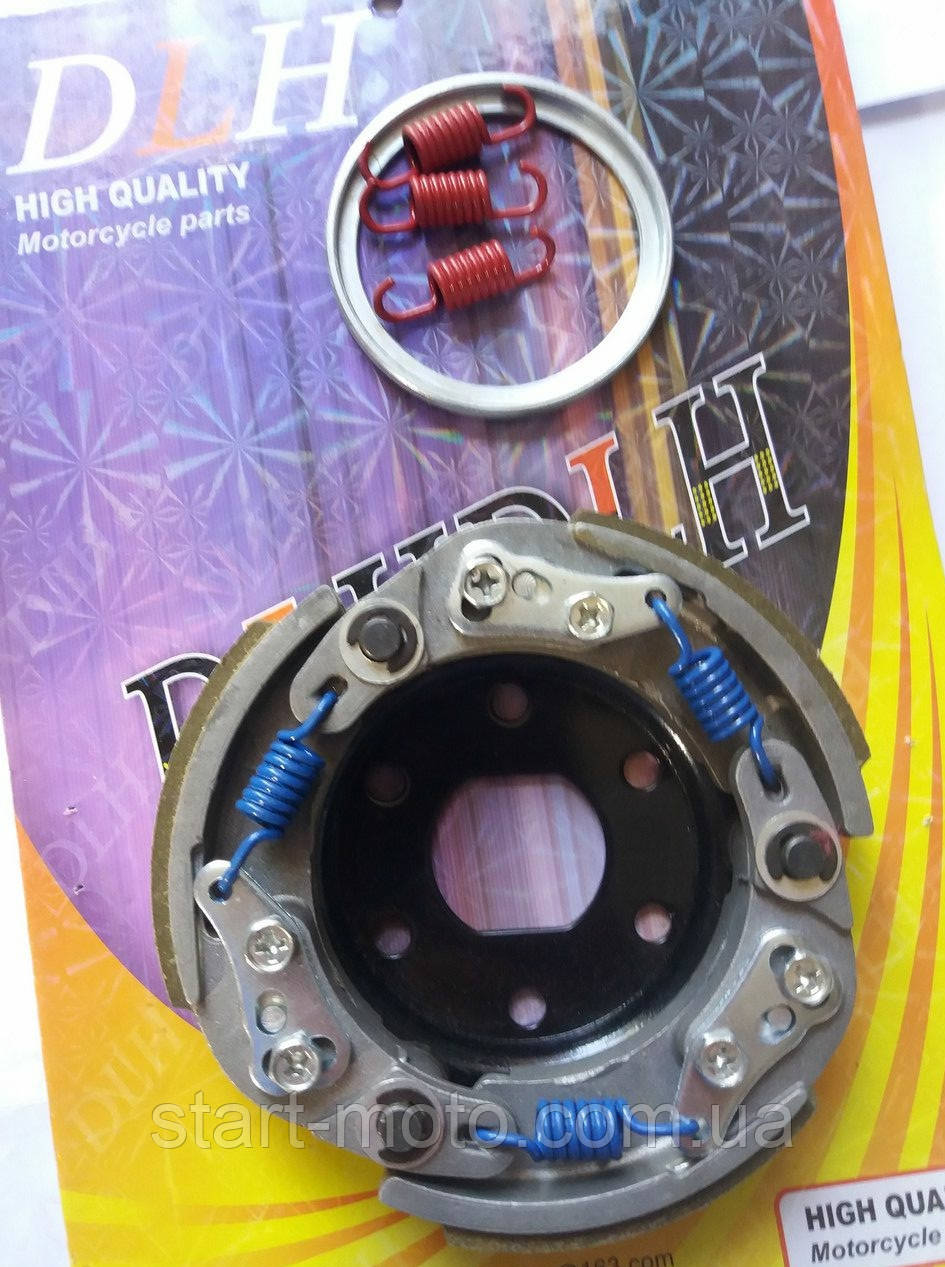Тюнінг Honda DIO LEAD TACT ZX Колодки Зчеплення в зборі (фірма DLH) регулювання пружин.