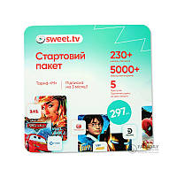 Стартовый пакет SWEET.TV пакет M на 3 мес. (Карта з промо кодом)