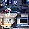 Світлодіодна стрічка 5м + пульт ДК LED 3528 RGB, фото 6