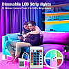 Світлодіодна стрічка 5м + пульт ДК LED 3528 RGB, фото 7