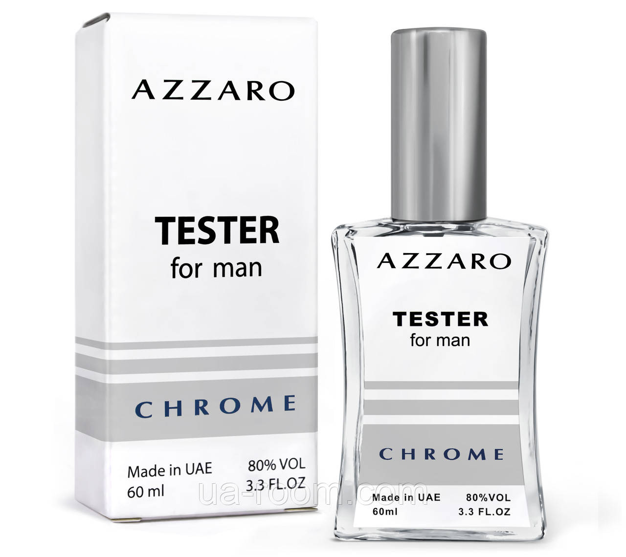 Тестер чоловічий Azzaro Chrome, 60 мл NEW