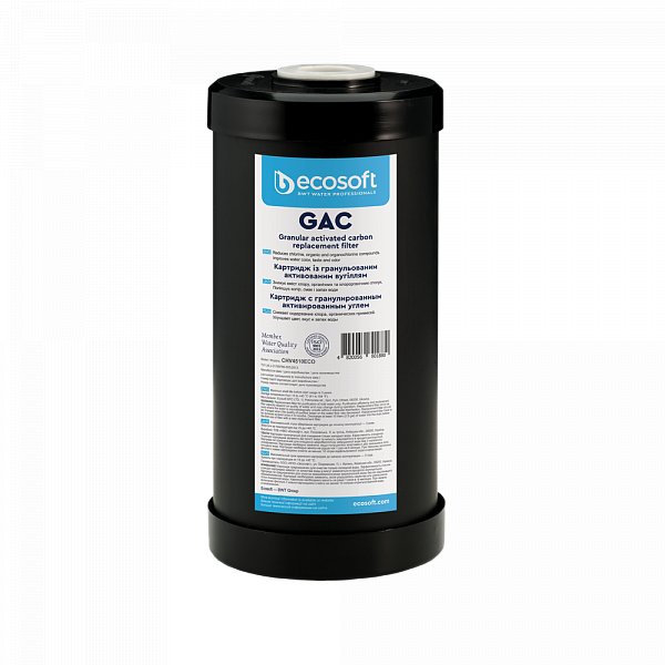 Картридж з гранульованим активованим вугіллям Ecosoft Big Blue 10