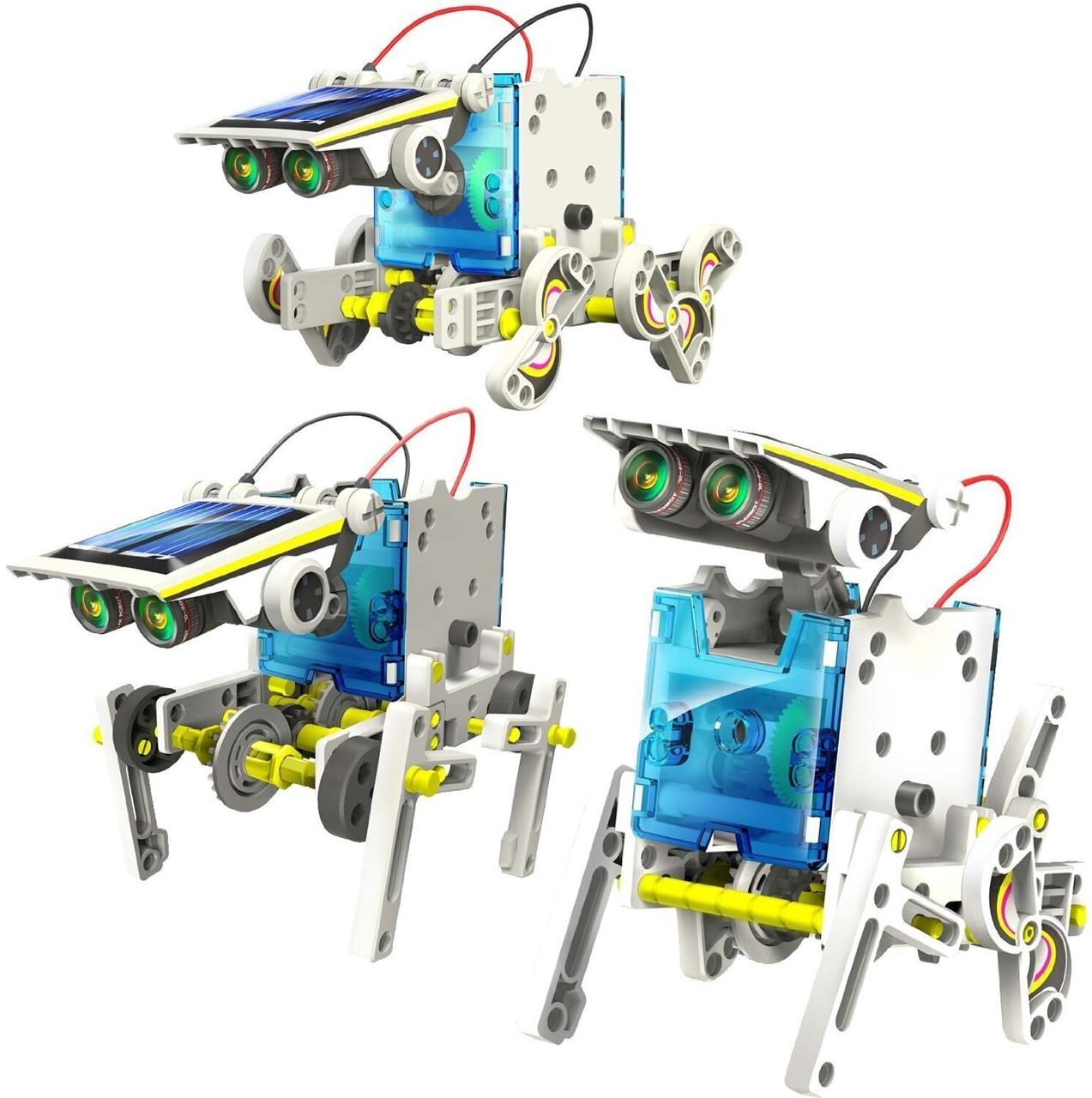 Робот конструктор Solar Robot на солнечной батарее 14 в 1 - фото 3 - id-p1472176048