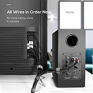 Стяжка на липучці Ugreen органайзер для кабелів 2м (чорний) LP124, фото 7