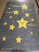 Килимок для дитячої кімнати Chilai Home 100 на 160 см yellow star