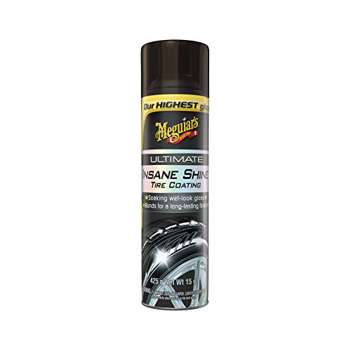 Спрей для чорніння шин аерозольний Meguiar`s G190315 Ultimate Insane ShineTM Tire Coating, 425 г, фото 1