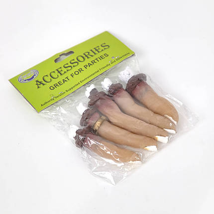 Декор Муляж пальців на Хелловін, 5 штук, фото 2