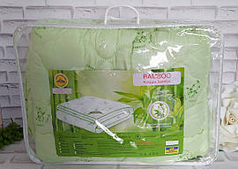 Ковдра бамбук алое полуторний розмір наповнення - холлофайбер, тканина - мікрофібра в подарунковій сумці Про-901