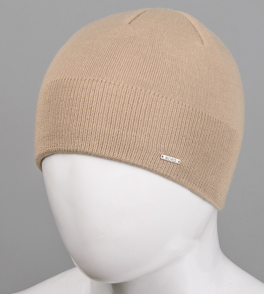 Чоловіча в'язана шапка на флісі Nord (15046), фото 1