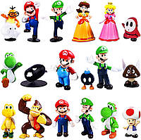 Набор игрушек Фигурки героев игры Супер Марио 18 шт