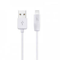 Кабель Usb Lightning HOCO X1 Rapid 2.4A 1m (круглий, комплект 2 шт) White