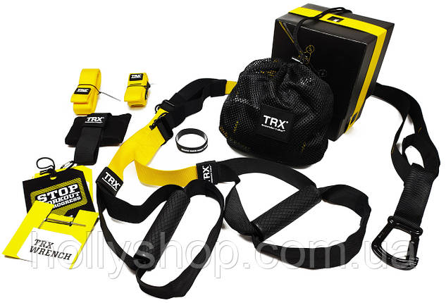 Петлі підвісні TRX PRO Pack 3 для функціонального тренінгу ПРО-версія для фітнес-клубів, фото 1