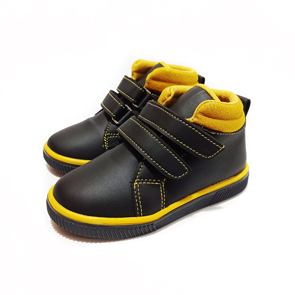 Демісезонні черевики Schony Kids для хлопчиків чорно-жовті (р. 25,30)