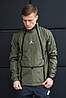 Чоловіча вітровка Air Jordan, олімпійка бомбер Джордан, хакі, фото 3