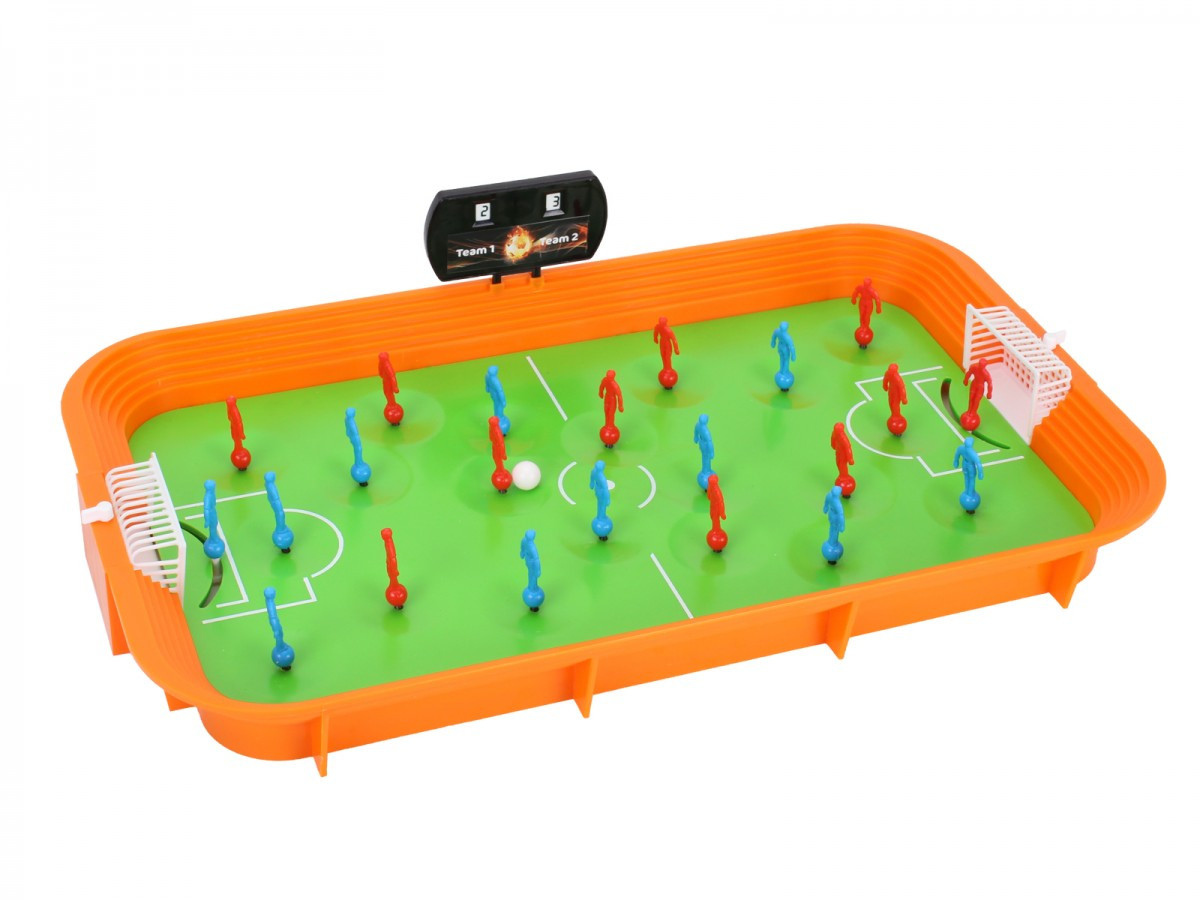 Детская настольная пластиковая игра для ребенка Футбол чемпион ТехноК настольный мини футбол для мальчика - фото 3 - id-p1474998919