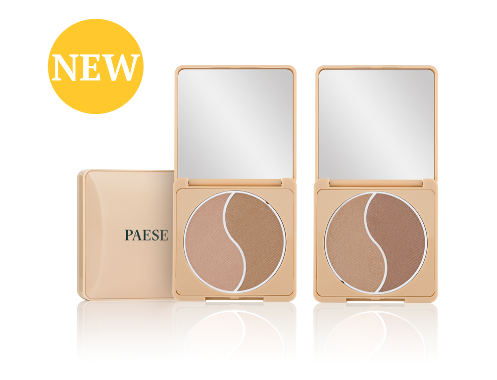 Контурна палітра бронзатор PAESE selfglow bronzing powder Medium, фото 1