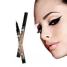 Підводка-фломастер для очей коричнева Eyeliner Waterproof Yanqina 36H