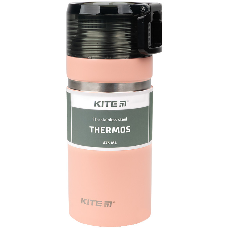 Термос Kite 473 мл Персиковий (K21-320-01)