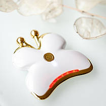 Мікрострумовий ліфтинг масажер гуаша для омолодження обличчя і тіла, фото 4