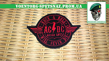 Шеврон "AC DC 1973" morale patch Зробимо будь-який шеврон!