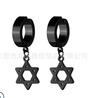 Сережки-обманки(без проколу) з нержавіючої сталі з шипами в стилі панк 2шт