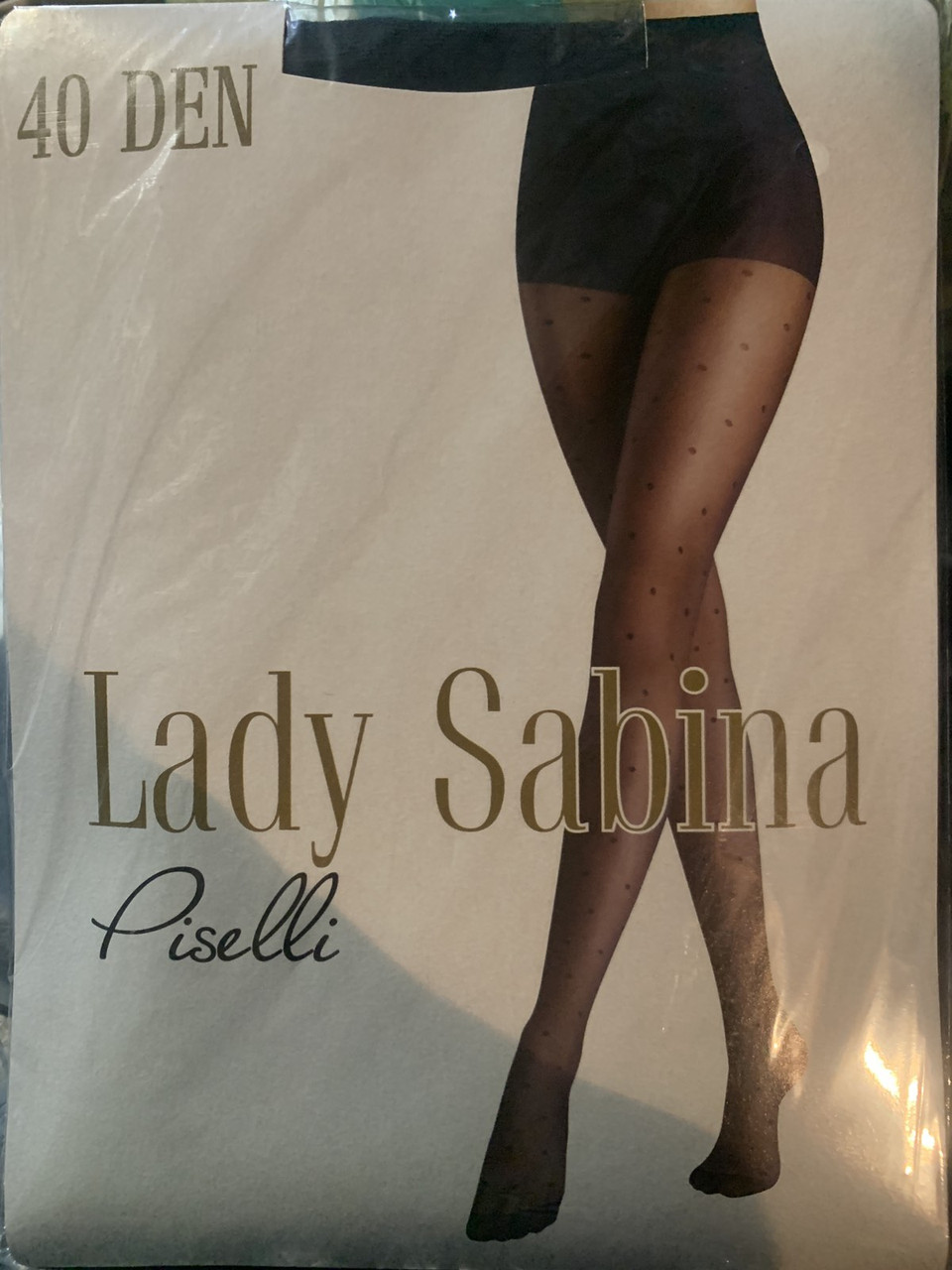 Колготи жіночі 40 ден Piselli Lady Sabina з візерунком "точки"