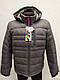 Пуховик чоловічий молодіжний Winter Legend/легкий сірий пуховик/куртка зимова чоловічана пуху, фото 6